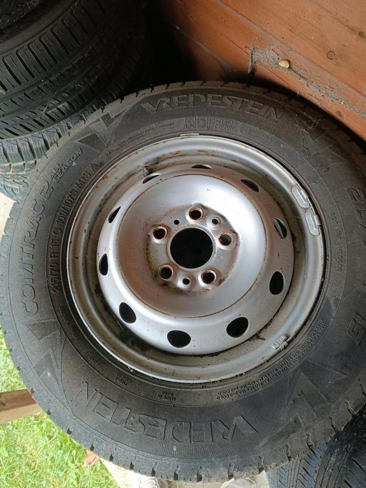 Jantes 5x118 Peugeot boxer/ Citroën Jumper/ Fiat Ducato, Auto-onderdelen, Banden en Velgen, Banden en Velgen, Winterbanden, 15 inch