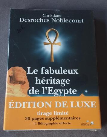 Le fabuleux héritage de l'Egypte édition de luxe beschikbaar voor biedingen