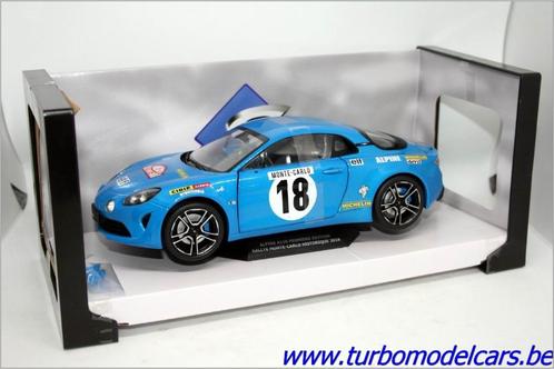 Alpine A110 Premiere Edition Monte Carlo 2018 1/18 Solido, Hobby en Vrije tijd, Modelauto's | 1:18, Nieuw, Auto, Solido, Verzenden