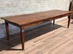 Antieke boerentafel met 3 lades - 300 x 100 cm + 82 cm hoog, Enlèvement ou Envoi
