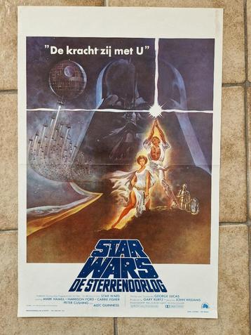 filmaffiche Star Wars 1977 filmposter cinema affiche beschikbaar voor biedingen