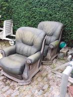 2 gratis zetels, Huis en Inrichting, Zetels | Zetels en Chaises Longues, Gebruikt, Eenpersoons, Rustiek, Ophalen of Verzenden