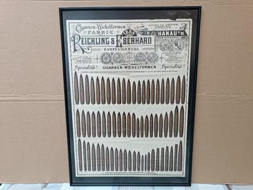 Sigaren Affiche - Poster - Reichling & Eberhart 1889 beschikbaar voor biedingen