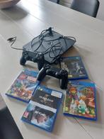 playstation 4 met 2 controllers en spelletjes, Games en Spelcomputers, Spelcomputers | Sony PlayStation 4, Ophalen, Met 2 controllers