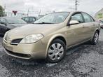 NISSAN PRIMERA 1900CC DIESEL 02/2004 76000KM MET GPS EN A/C, Auto's, Nissan, Voorwielaandrijving, Beige, 4 cilinders, Beige