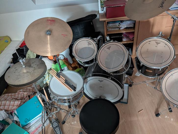 Pearl export drumstel, Muziek en Instrumenten, Drumstellen en Slagwerk, Gebruikt, Pearl, Ophalen