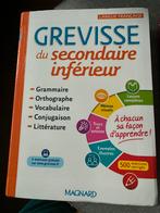 Grevisse du secondaire inférieur, Livres, Comme neuf
