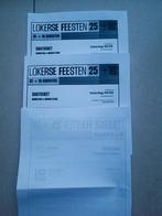 Tickets Lokerse feesten zaterdag 9 augustus, Tickets en Kaartjes, Evenementen en Festivals, Twee personen