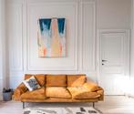 Canapé 3 places HK Living Rétro– couleur moutarde, Huis en Inrichting, Zetels | Zetels, Ophalen, Driepersoons, 75 tot 100 cm, Zo goed als nieuw