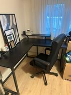 Bureau + stoel in topconditie, Ophalen, Zo goed als nieuw, Bureau