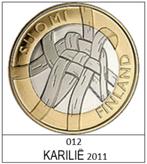 5 euros Finlande 2011 KARILIE, 5 euros, Finlande, Enlèvement ou Envoi