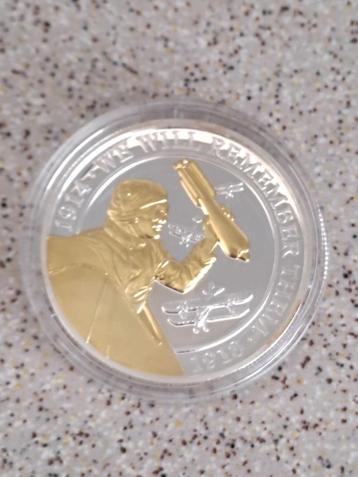 Herdenking WO I 2018 Bommenwerper Proof beschikbaar voor biedingen