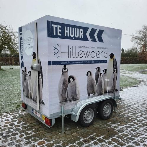 Koelaanhangwagen te huur (frigo EN diepvriestoepassing), Hobby en Vrije tijd, Feestartikelen | Verhuur, Nieuw, Ophalen
