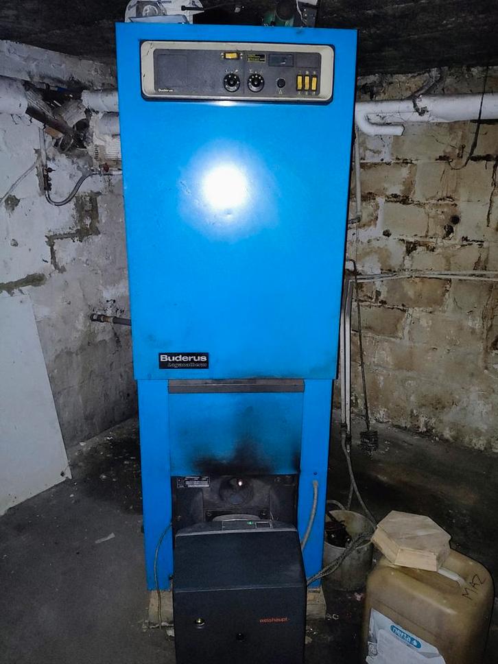Buderus stookolieketel – voor onderdelen (werkend), Huis en Inrichting, Kachels, Gebruikt, Ophalen