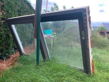Schuifraam, Doe-het-zelf en Bouw, Ophalen, Gebruikt, 225 cm of meer, Aluminium
