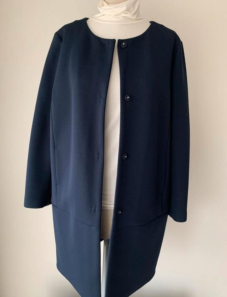 Weekend  MaxMara jas mantel  LARGE, Kleding | Dames, Jassen | Winter, Zo goed als nieuw, Maat 42/44 (L), Blauw, Ophalen