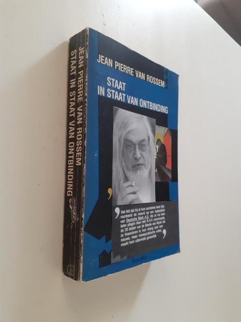 Boeken Jean Pierre Van Rossem, Boeken, Politiek en Maatschappij, Ophalen of Verzenden