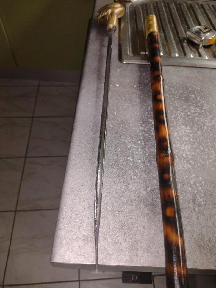 Riet (ep. Ee) reiger, Antiek en Kunst, Curiosa en Brocante, Ophalen of Verzenden