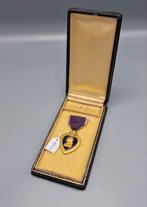 Coeur violet avec étui à cercueil pendant la Seconde Guerre, Armée de terre, Enlèvement ou Envoi, Ruban, Médaille ou Ailes