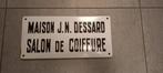 Plaque emaillee coiffure, Ophalen of Verzenden, Gebruikt, Reclamebord