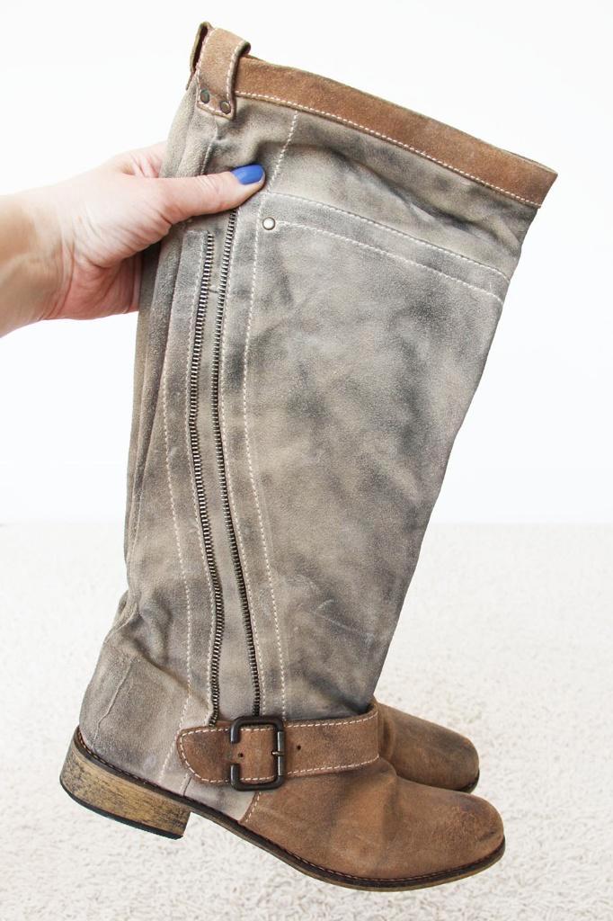 Zeer Mooie Suede SPM Dames Laarzen - 30 (Maat 39) € 45,-, Kleding | Dames, Schoenen, Zo goed als nieuw, Hoge laarzen, Overige kleuren