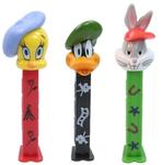 3 distributeurs PEZ Looney Tunes - Back in Action de 2004, Comme neuf, Enlèvement ou Envoi