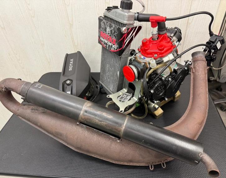 Rotax Max evo ‘24 nw cilinder wedstrijd motor, Sport en Fitness, Karting, Zo goed als nieuw, Onderdelen Kart, Ophalen