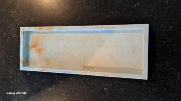 Porseleinen schaaltje Marmerlook pastelblauw beschikbaar voor biedingen