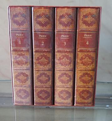 Dossiers photo - boîte de 4 - Faux Books, Enlèvement ou Envoi, Neuf, Photo