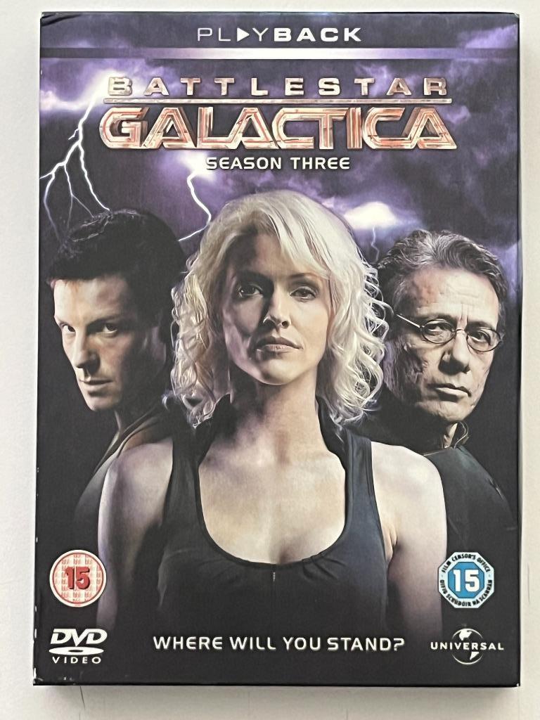 Battlestar Galactica - Season Three (Geen NL Ondertiteling), Cd's en Dvd's, Dvd's | Tv en Series, Gebruikt, Science Fiction en Fantasy