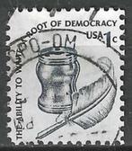 USA 1977 - Yvert 1180 - Geschreven vrijheid  (ST), Timbres & Monnaies, Timbres | Amérique, Envoi, Affranchi