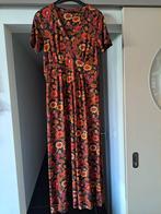 Maxi jurk Claudia Sträter, bloemenjurk 36, warme kleuren, Ophalen of Verzenden, Zo goed als nieuw, Claudia Sträter, Maat 36 (S)