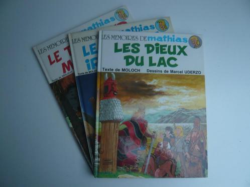 LES MEMOIRES DE MATHIAS tomes 1 à 3 (EO tbe) de UDERZO, Livres, BD, Utilisé, Série complète ou Série, Enlèvement ou Envoi