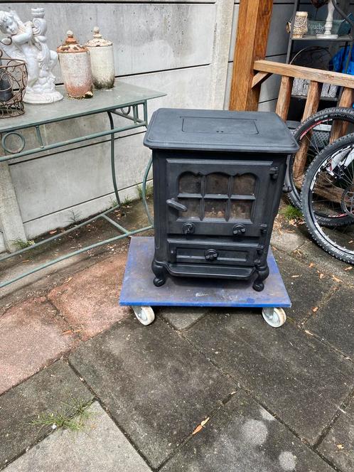 Laxevaags trianon houtkachel, Huis en Inrichting, Kachels, Gebruikt, Vrijstaand, Houtkachel, Ophalen