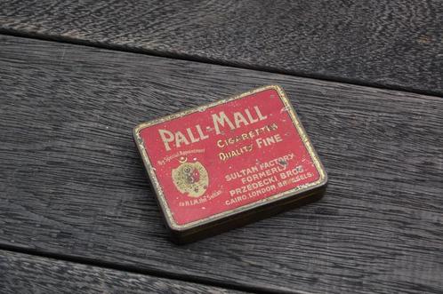 Ancienne boite en tôle de cigarettes - PALL-MALL, Collections, Articles de fumeurs, Briquets & Boîtes d'allumettes, Utilisé, Boite à tabac ou Emballage