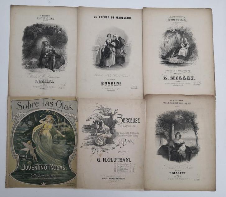 anciennes partitions, Muziek en Instrumenten, Bladmuziek, Gebruikt, Artiest of Componist, Basgitaar, Piano, Cello, Orkest, Trompet