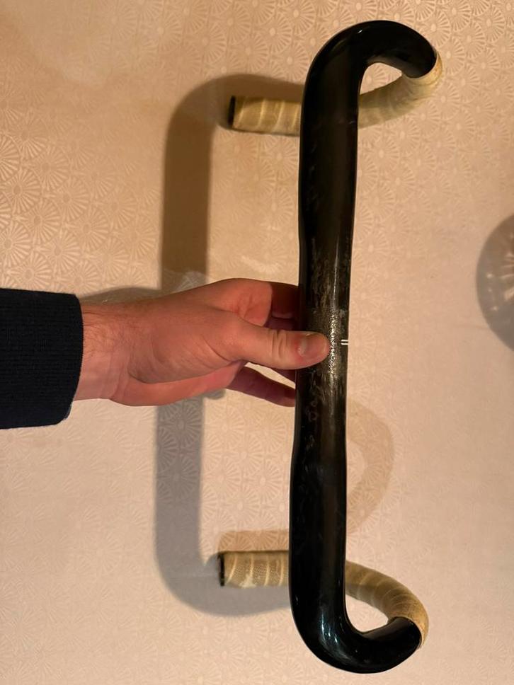 Carbon stuur voor koersfiets, Hobby en Vrije tijd, Overige Hobby en Vrije tijd, Zo goed als nieuw, Ophalen