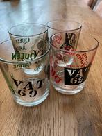 Vat 69 Whisky glazen vintage 4 stuks scotland, Verzamelen, Ophalen of Verzenden, Zo goed als nieuw