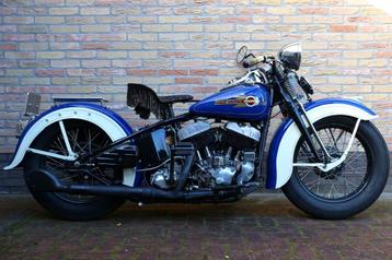 Harley Davidson Model  U 1200cc Flathead bwjr. 1947