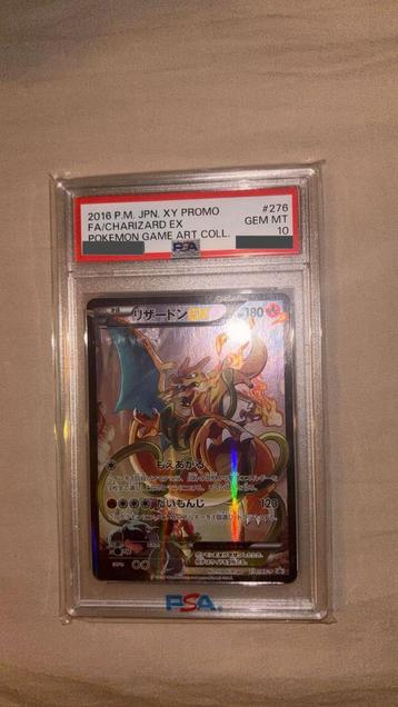 2016 Charizard xy japenese promo psa 10 alleen trade beschikbaar voor biedingen