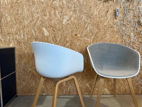 Hay About a Chair AAC22, 25X, Huis en Inrichting, Stoelen, Zo goed als nieuw, Vijf, Zes of meer stoelen, Hout, Stof, Ophalen of Verzenden
