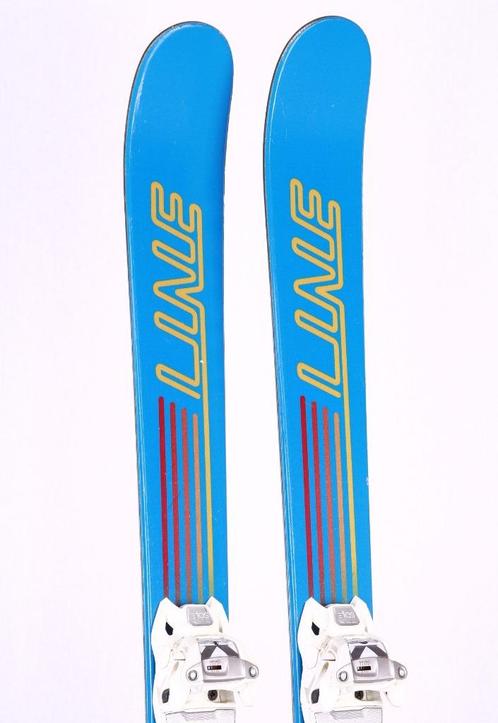133 cm ski's LINE GIZMO, blue, FREESTYLE, TWINTIP + Marker, Sport en Fitness, Skiën en Langlaufen, Gebruikt, Ski's, Ski, Overige merken