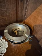 Metalen asbak, Antiek en Kunst, Antiek | Zilver en Goud, Ophalen