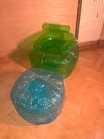 Ensemble de chaises gonflable Y2k, Maison & Meubles, Enlèvement ou Envoi, Comme neuf, Bleu, Deux