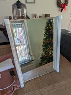 Draagbare spiegel met lampen - kleur en stijl, visagie, Enlèvement ou Envoi, Moins de 100 cm, Comme neuf, 50 à 75 cm