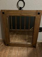 Landelijke spiegel, Ophalen, Zo goed als nieuw, Minder dan 100 cm, Rechthoekig