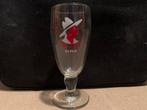 Belgische bierglazen, diverse zeldzame jaren 40-50 merken, Verzamelen, Zo goed als nieuw, Glas of Glazen