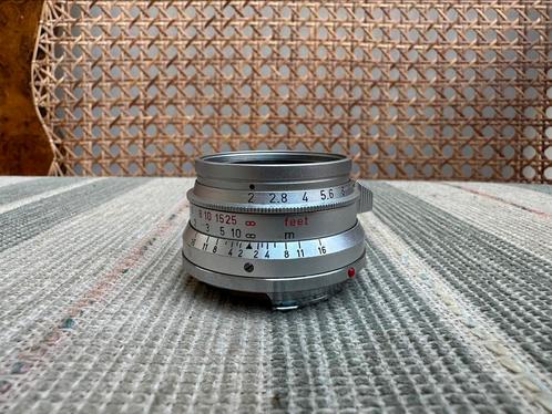 Leica Summicron 35mm 2.0 Version 1 Lens Objectief 35 V1, TV, Hi-fi & Vidéo, Photo | Filtres, Utilisé, Enlèvement ou Envoi