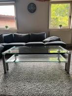 Glazen salontafel 60/125/40, Huis en Inrichting, Tafels | Salontafels, Ophalen, 100 tot 150 cm, 50 tot 100 cm, Zo goed als nieuw