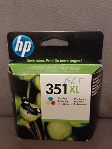 HP 351XL originele high-capacity drie-kleuren inktcartridge beschikbaar voor biedingen